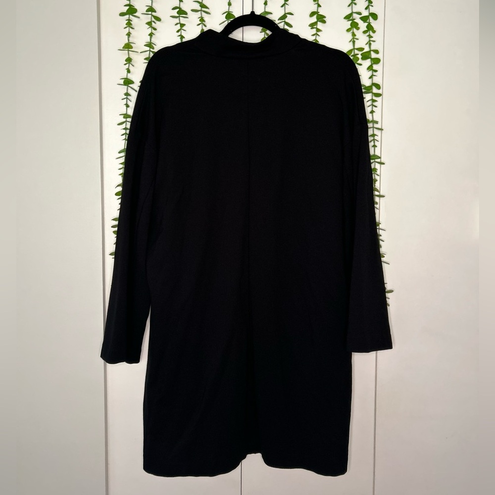 Old Navy Black Cocoon Oversized Jacket - Size: Large - Picture 4 of 10